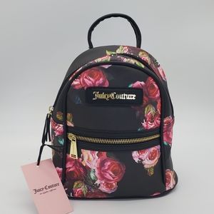NWT Juicy Couture Mini Floral Rose Backpack - Handbag